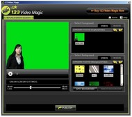 123VideoMagic Green Screen Software screenshot